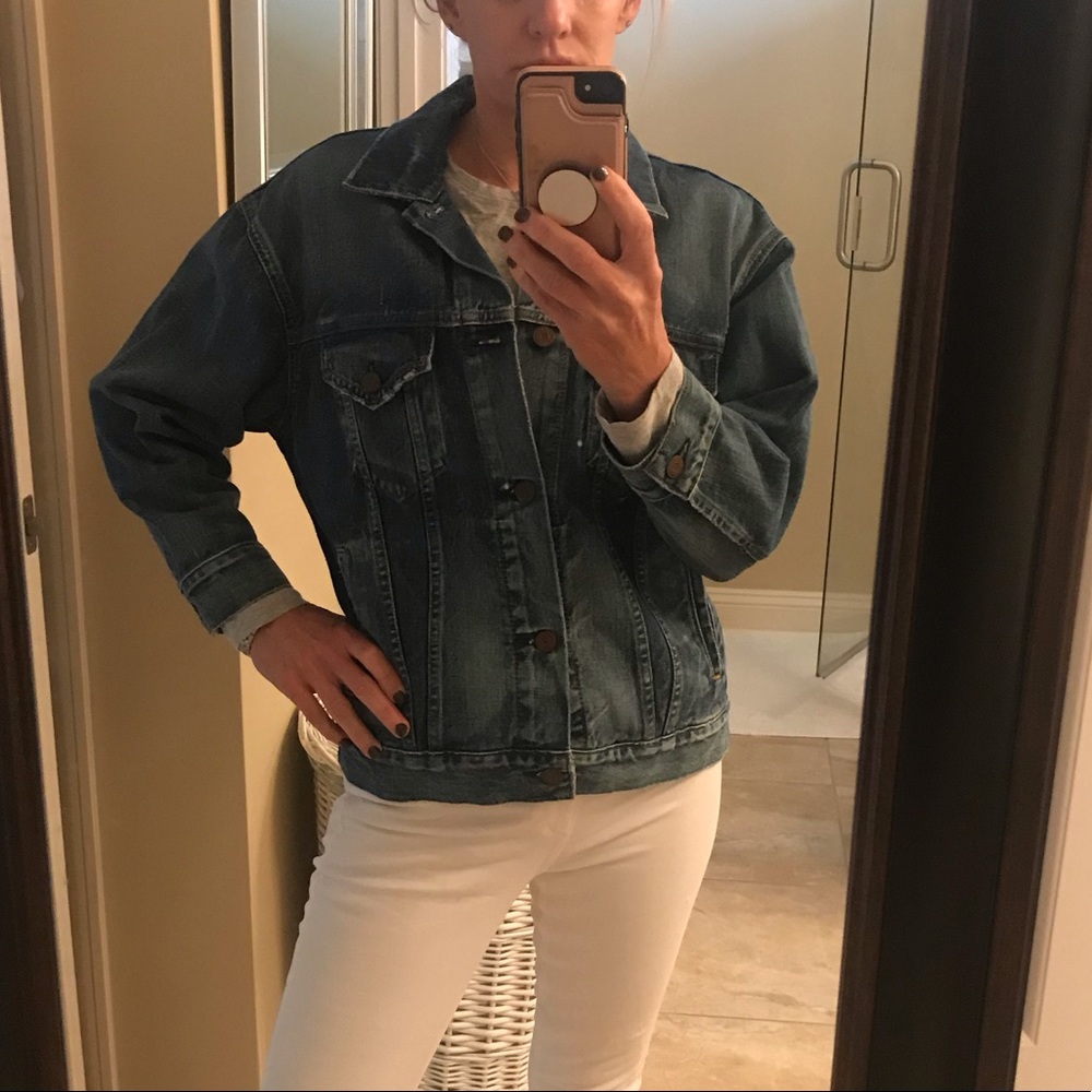 Distressed Ralph Lauren Jean jacket